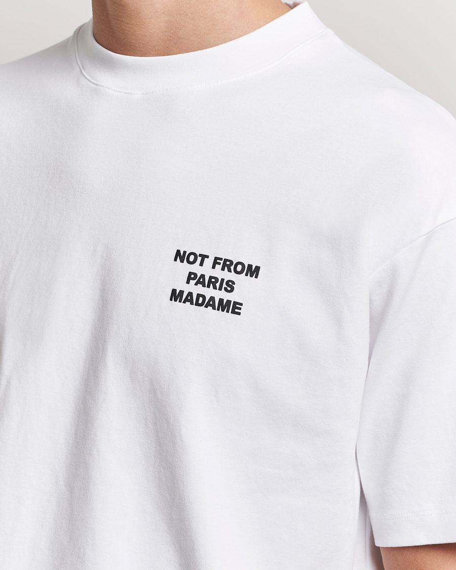 Men | T-Shirts | Drôle de Monsieur | Slogan T-Shirt Optic White