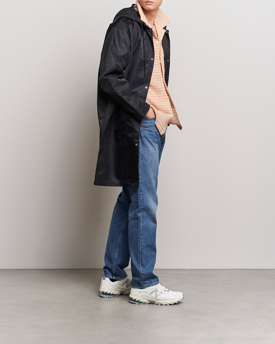 Men | Coats & Jackets | Drôle de Monsieur | La Parka Slogan Coat Black