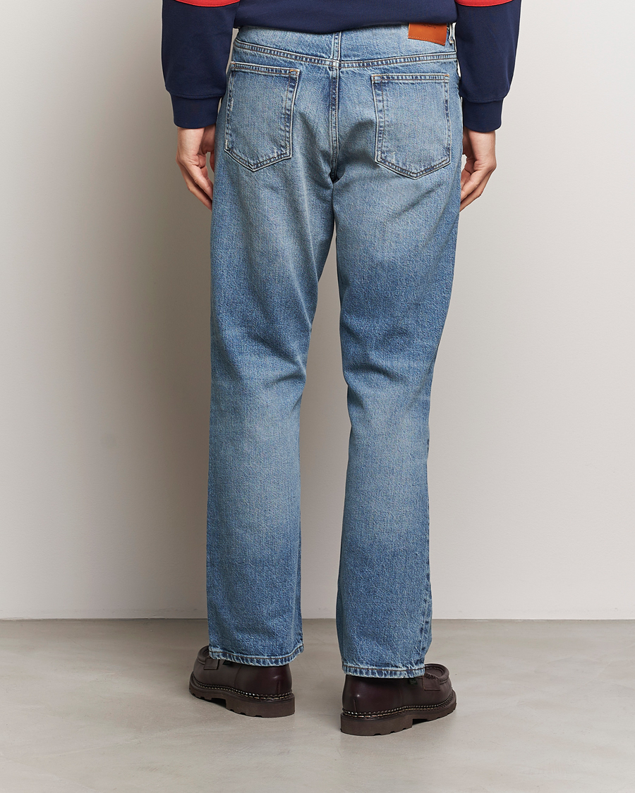Men | Jeans | GANT 240 Mulberry Street | Bootcut Jeans Mid Blue Vintage