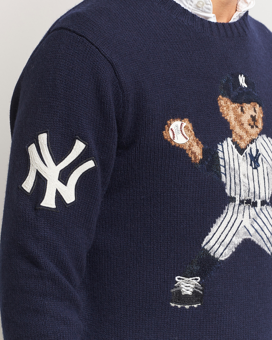 Men | Sweaters & Knitwear | Polo Ralph Lauren | MLB Sweater Bear Navy Combo