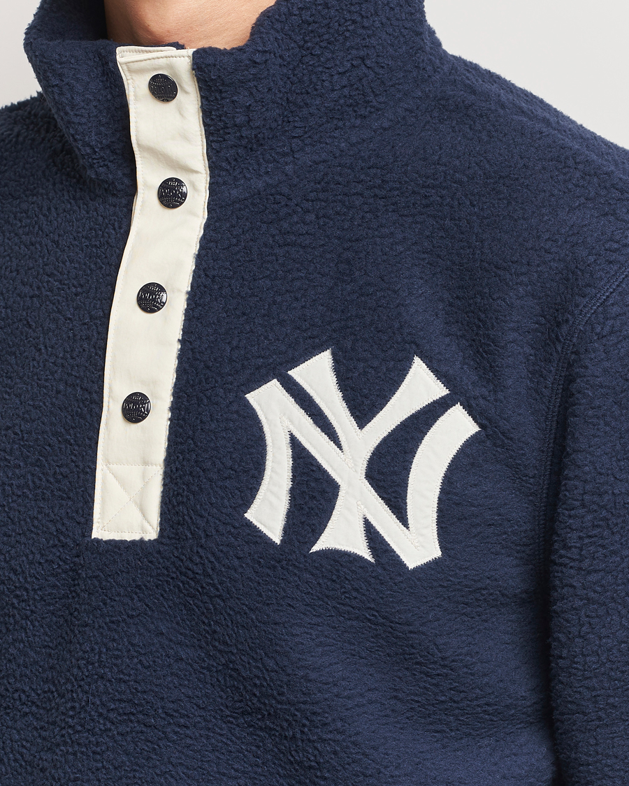 Men | Sweaters & Knitwear | Polo Ralph Lauren | MLB Fleece Aviator Navy/Deckwash White