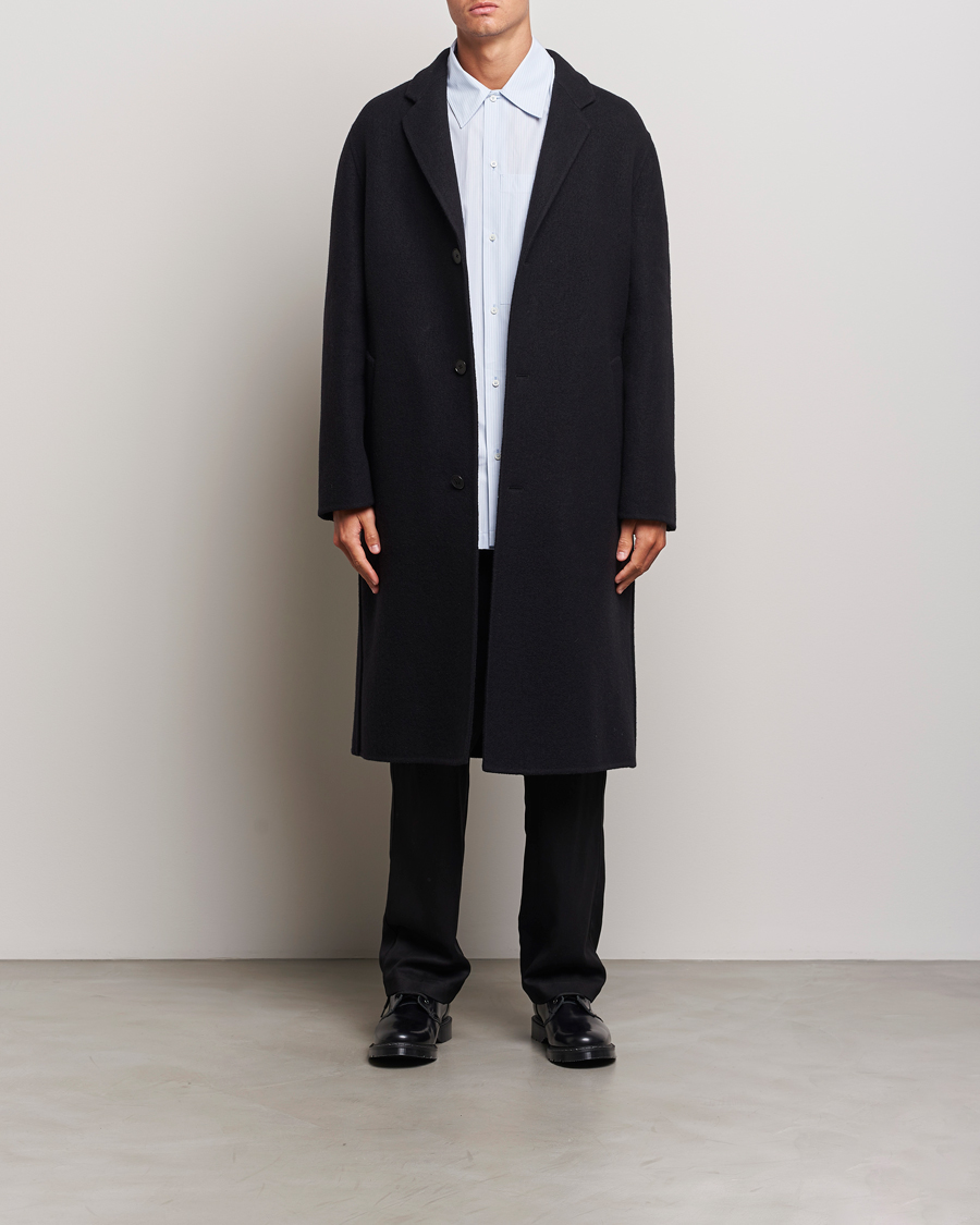 Men | Coats & Jackets | Jil Sander | Felted Wool Coat Black