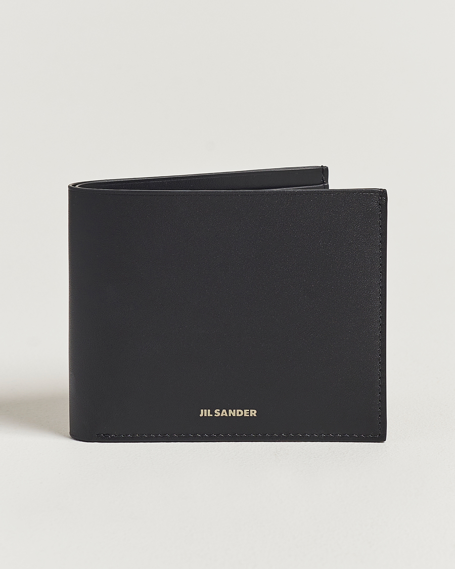 Men | Jil Sander Soft Calf Leather Wallet Black | Jil Sander | Soft Calf Leather Wallet Black
