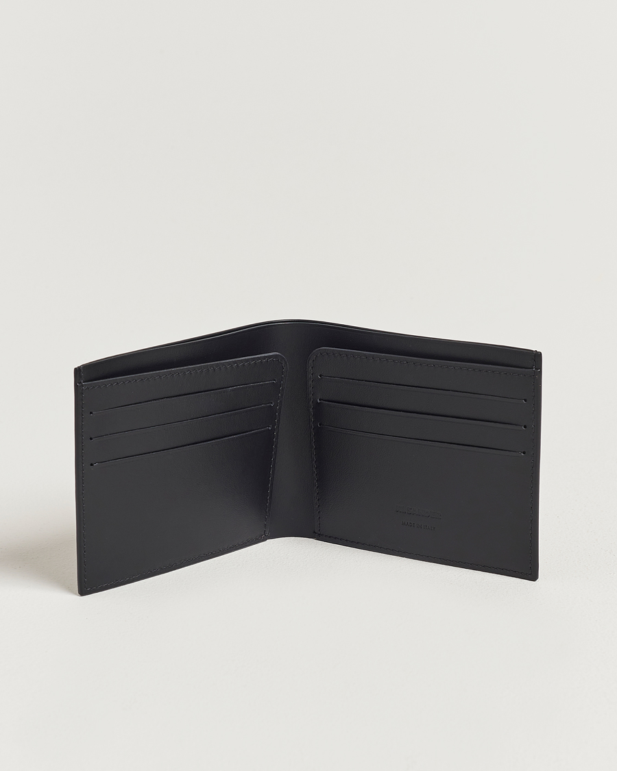 Men | Jil Sander Soft Calf Leather Wallet Black | Jil Sander | Soft Calf Leather Wallet Black