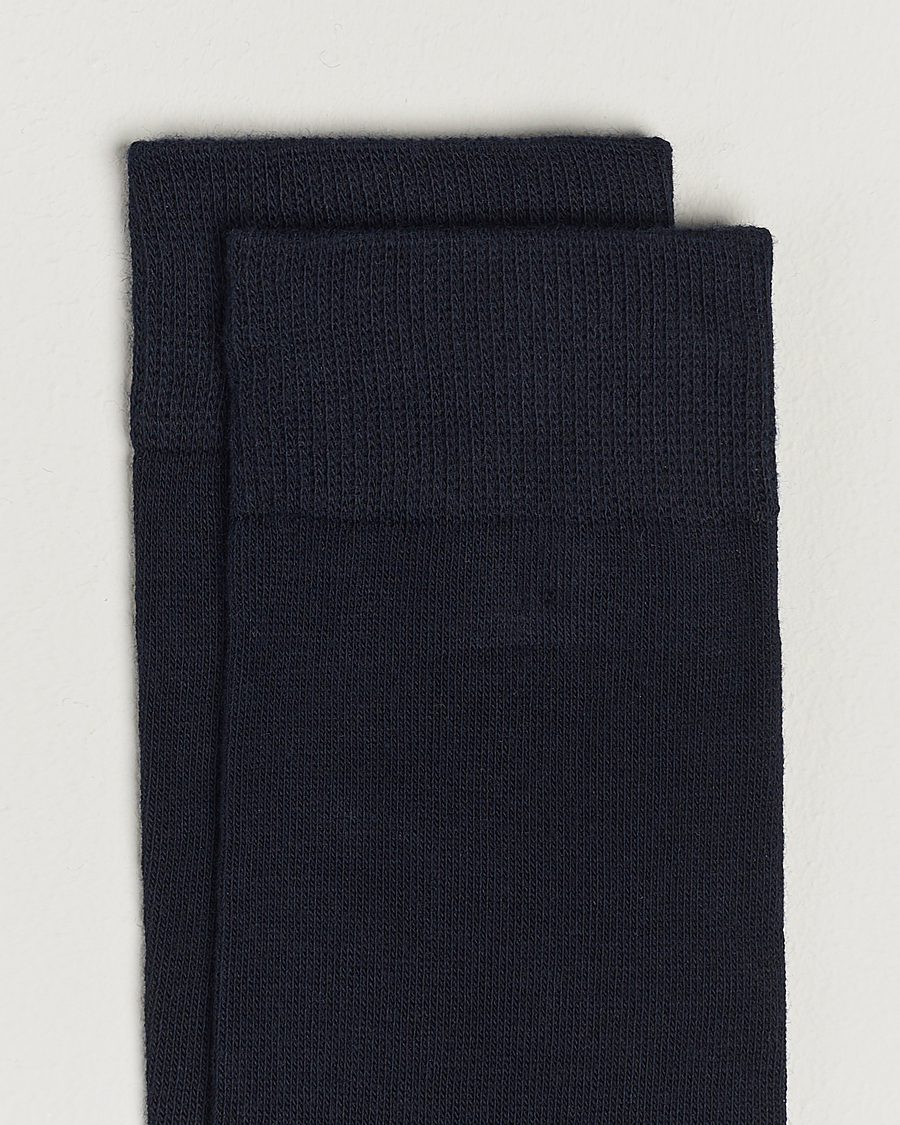 Men | Care of Carl Exclusives | Topeco | Solid Care of Carl Cotton Sock Navy