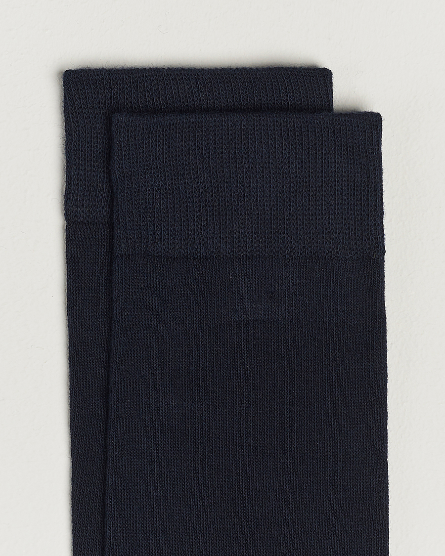 Men | Underwear & Socks | Topeco | Solid Care of Carl Cotton Sock Navy