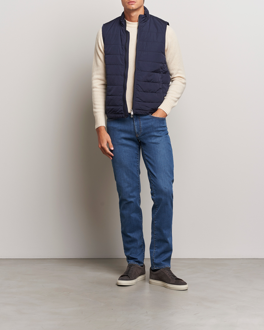 Men | Trousers | Brax | Cadiz Premium Flex Denim Blue Used