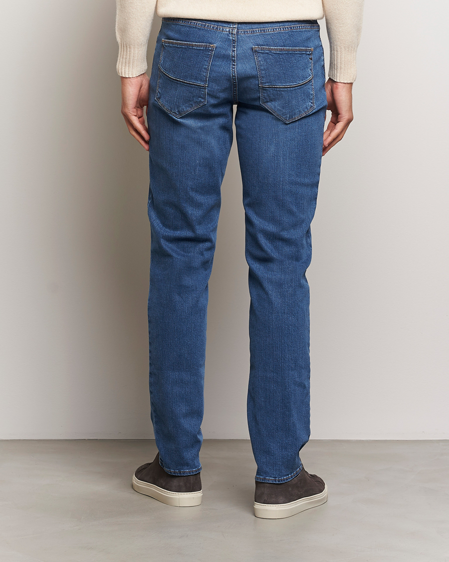 Men | Trousers | Brax | Cadiz Premium Flex Denim Blue Used