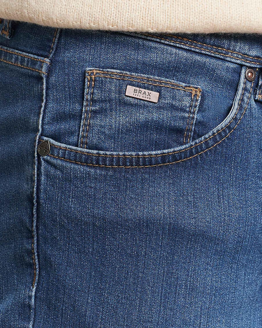 Men | Trousers | Brax | Cadiz Premium Flex Denim Blue Used