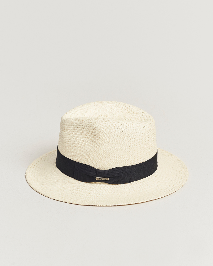 Homme | Chapeaux | Wigéns | Panama Hat White/Black