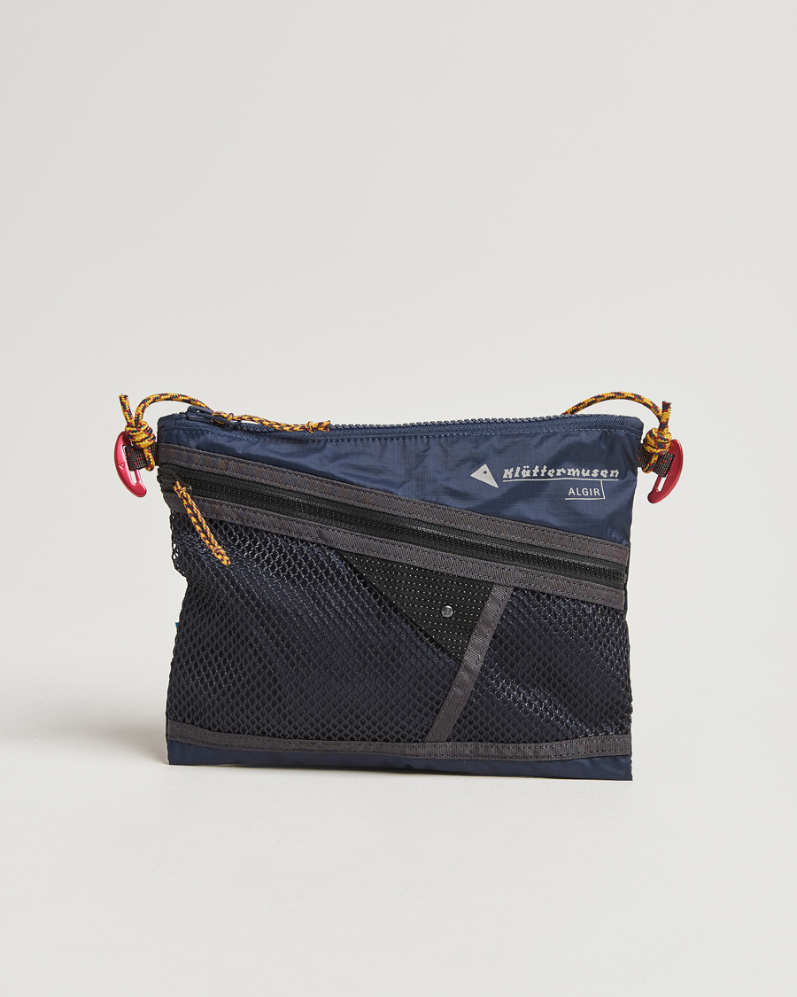 Men | Klättermusen Algir Accessory Bag Medium Indigo Blue | Klättermusen | Algir Accessory Bag Medium Indigo Blue