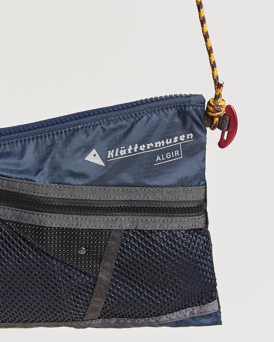 Men | Klättermusen Algir Accessory Bag Medium Indigo Blue | Klättermusen | Algir Accessory Bag Medium Indigo Blue