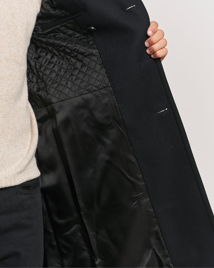 Belstaff Milford Wool Coat Black at CareOfCarl.com