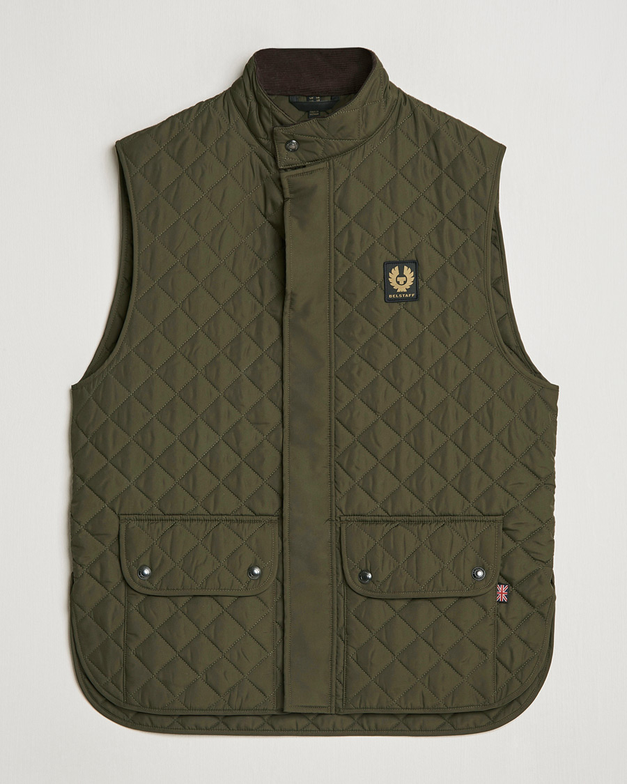 Men | Coats & Jackets | Belstaff | Icon Gilet Faded Olive