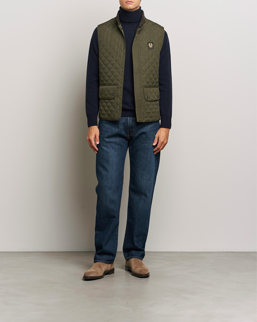 Men | Coats & Jackets | Belstaff | Icon Gilet Faded Olive