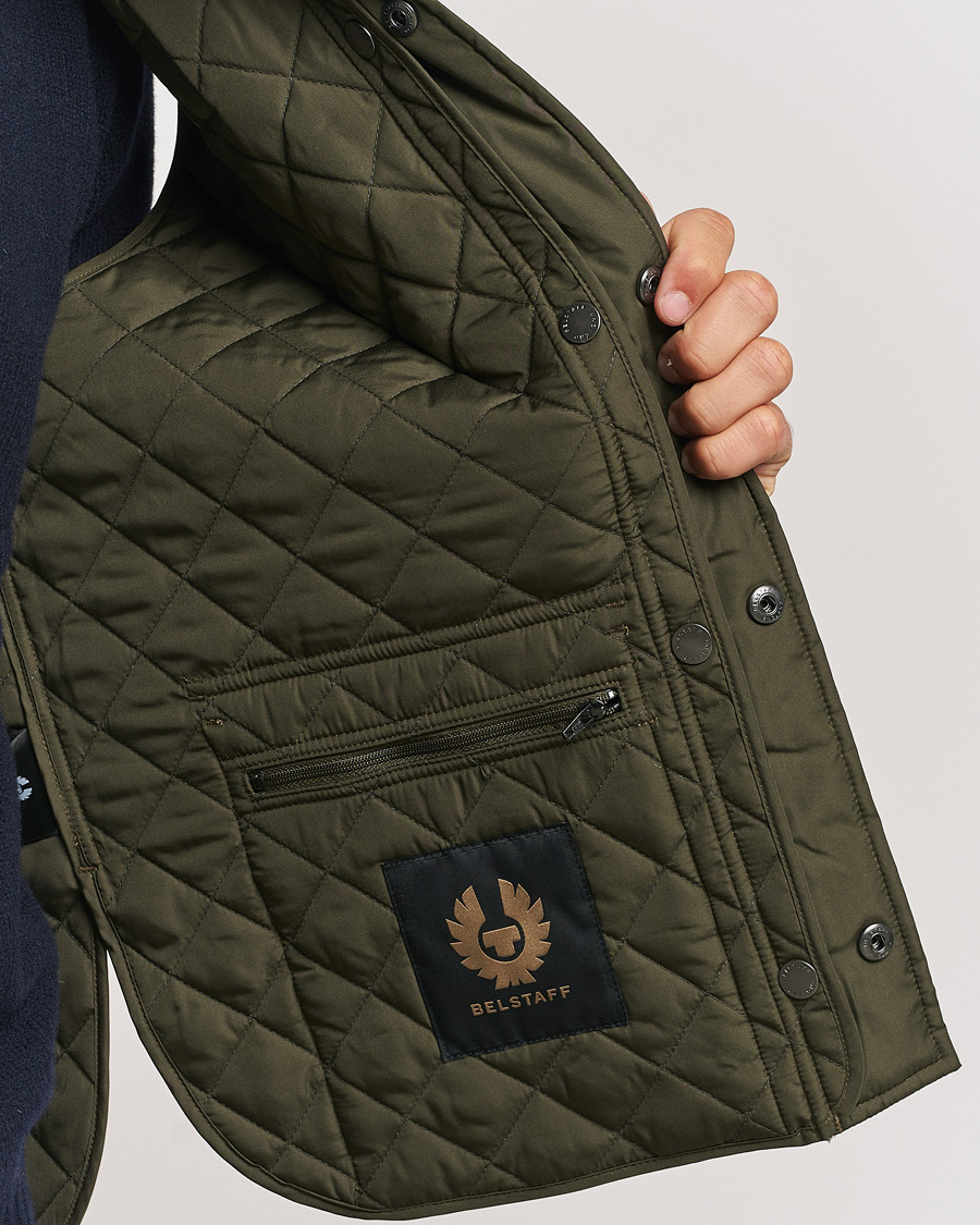 Men | Coats & Jackets | Belstaff | Icon Gilet Faded Olive