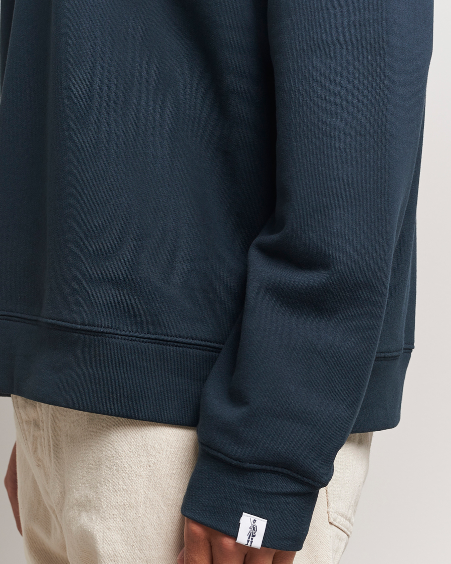 Men | Sweaters & Knitwear | Mackintosh | Rain Shine Zip Sweatshirt Navy