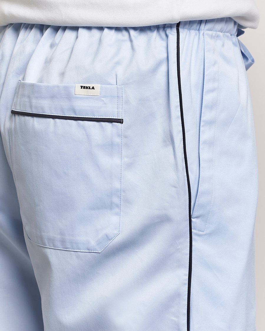 Men | Pyjamas & Robes | Tekla | Sateen Pyjama Pants Bellhop Blue