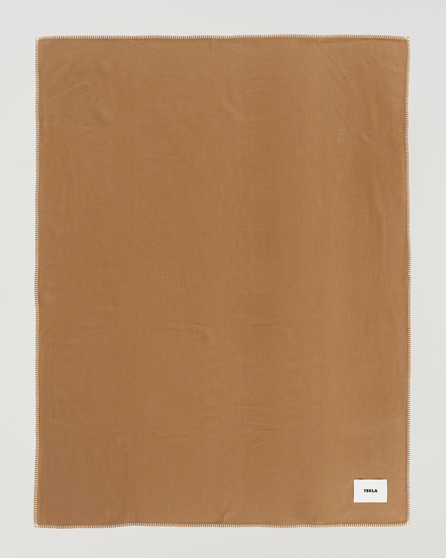 Men | Tekla Lambswool Blanket Oak | Tekla | Lambswool Blanket Oak