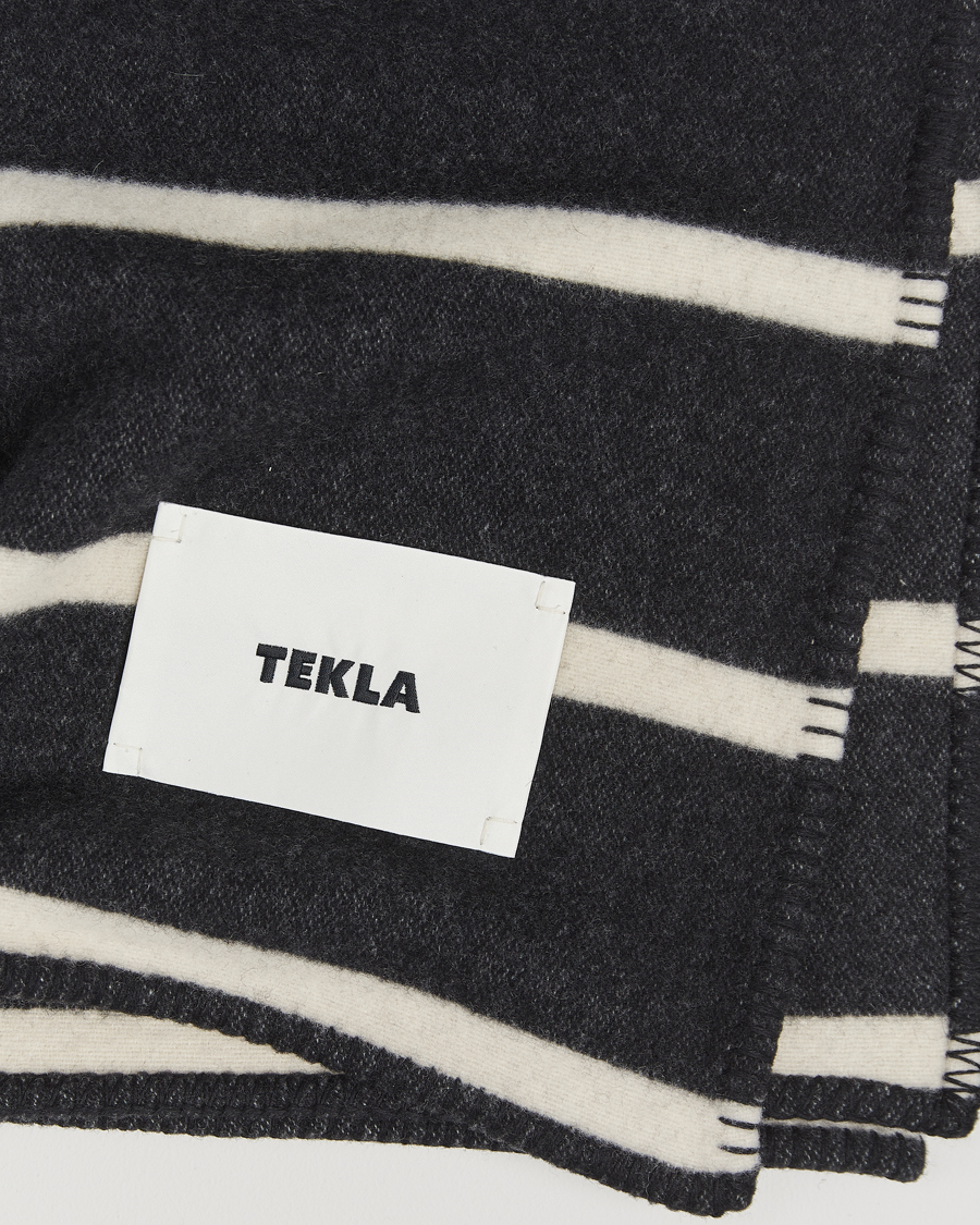 Men | Tekla Lambswool Blanket Starling Stripes | Tekla | Lambswool Blanket Starling Stripes