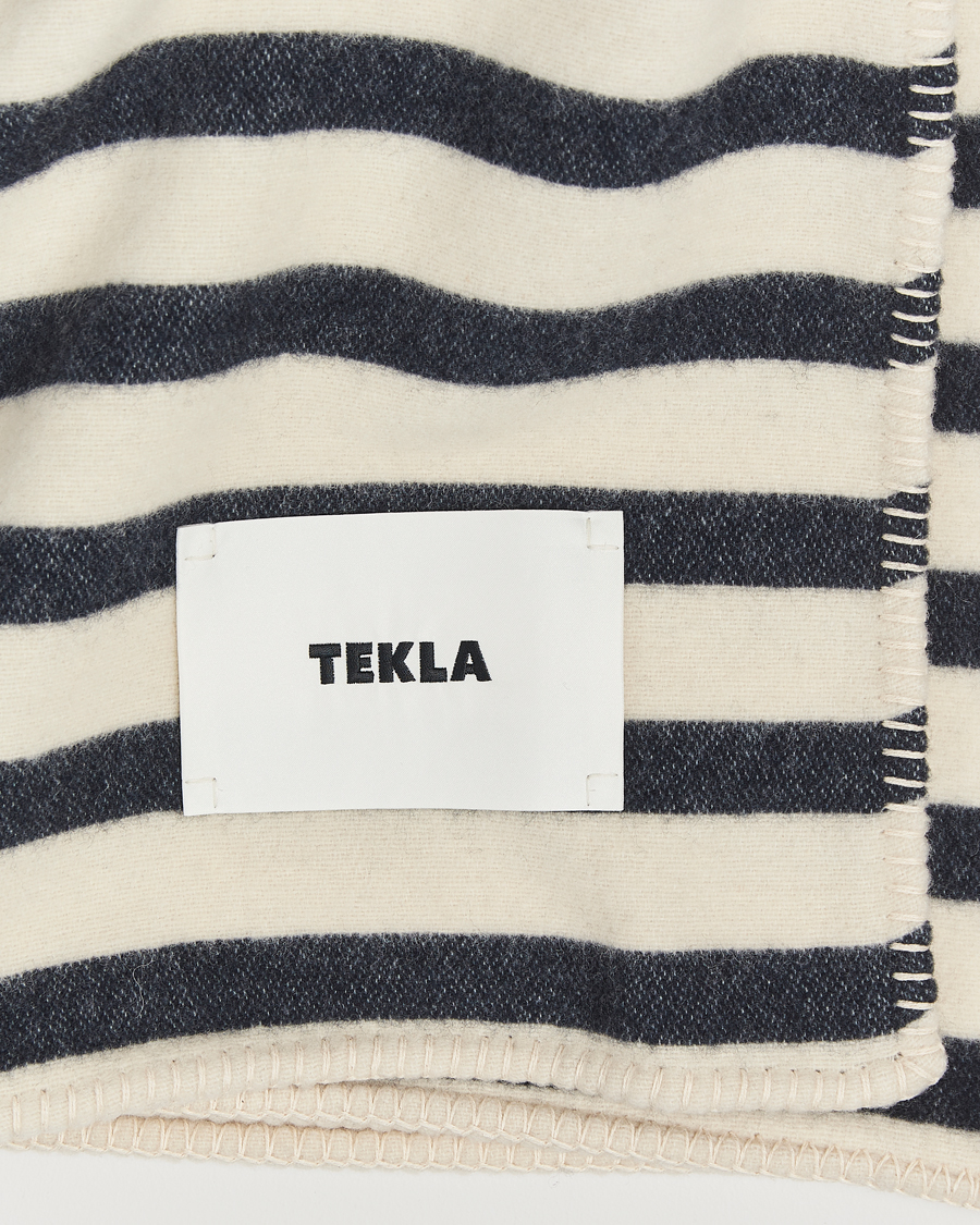 Men | Tekla Lambswool Blanket Magpie Stripes | Tekla | Lambswool Blanket Magpie Stripes