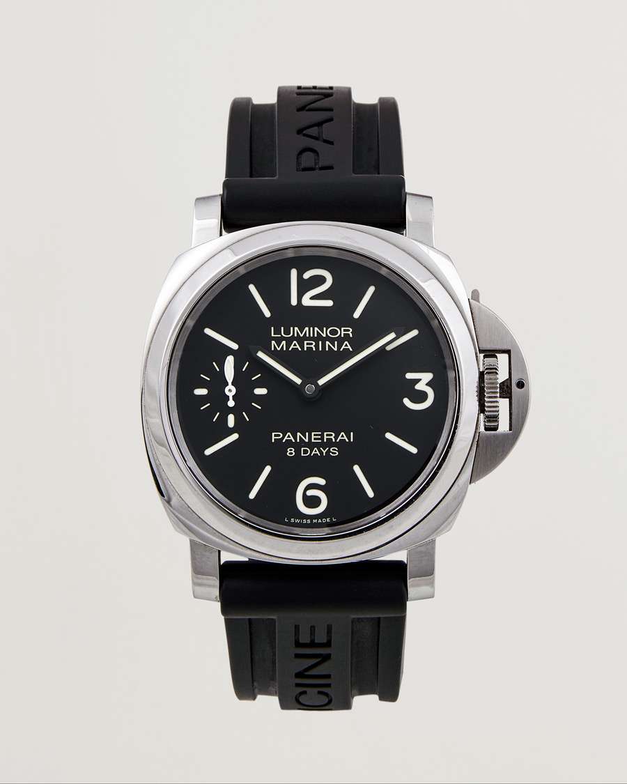 Men | Panerai Pre-Owned Luminor Marina 8 Days 00510 Silver | Panerai Pre-Owned | Luminor Marina 8 Days 00510 Silver