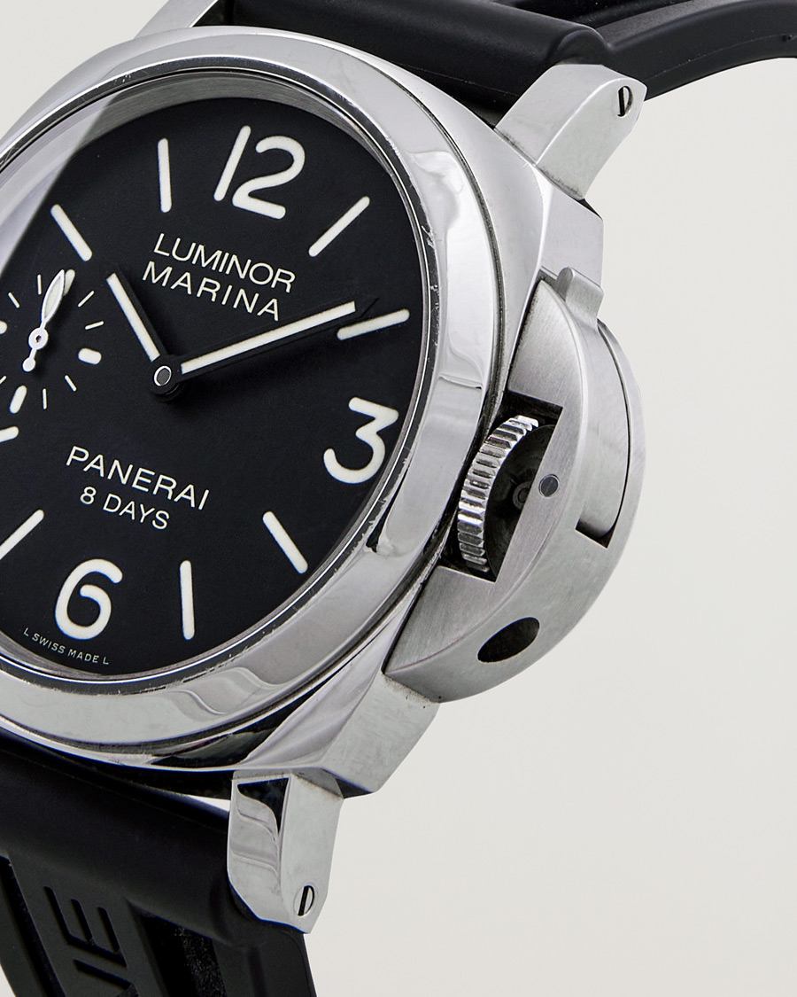 Men | Panerai Pre-Owned Luminor Marina 8 Days 00510 Silver | Panerai Pre-Owned | Luminor Marina 8 Days 00510 Silver