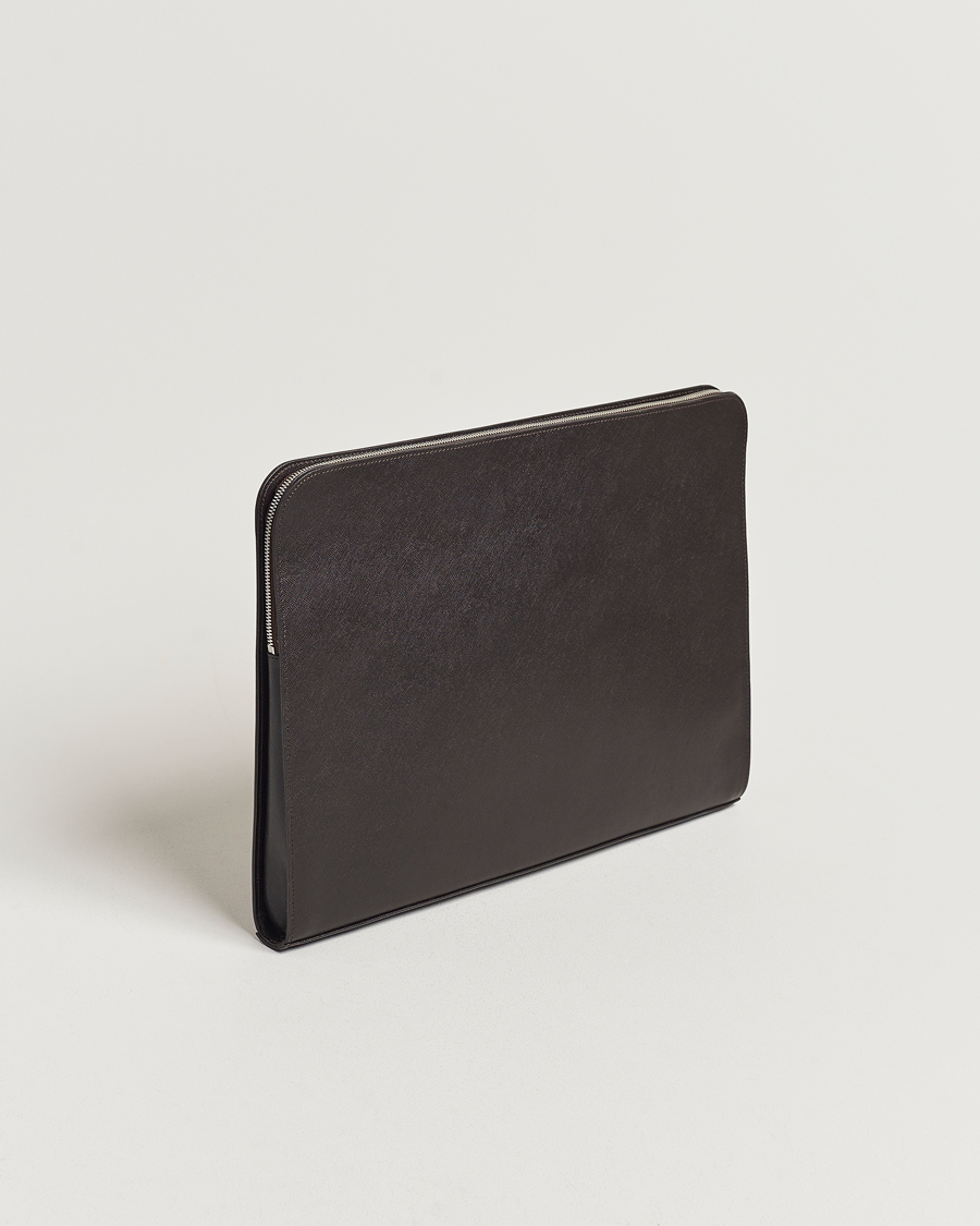 Men | What's new | Oscar Jacobson | Laptop Leather Holder Forastero Brown