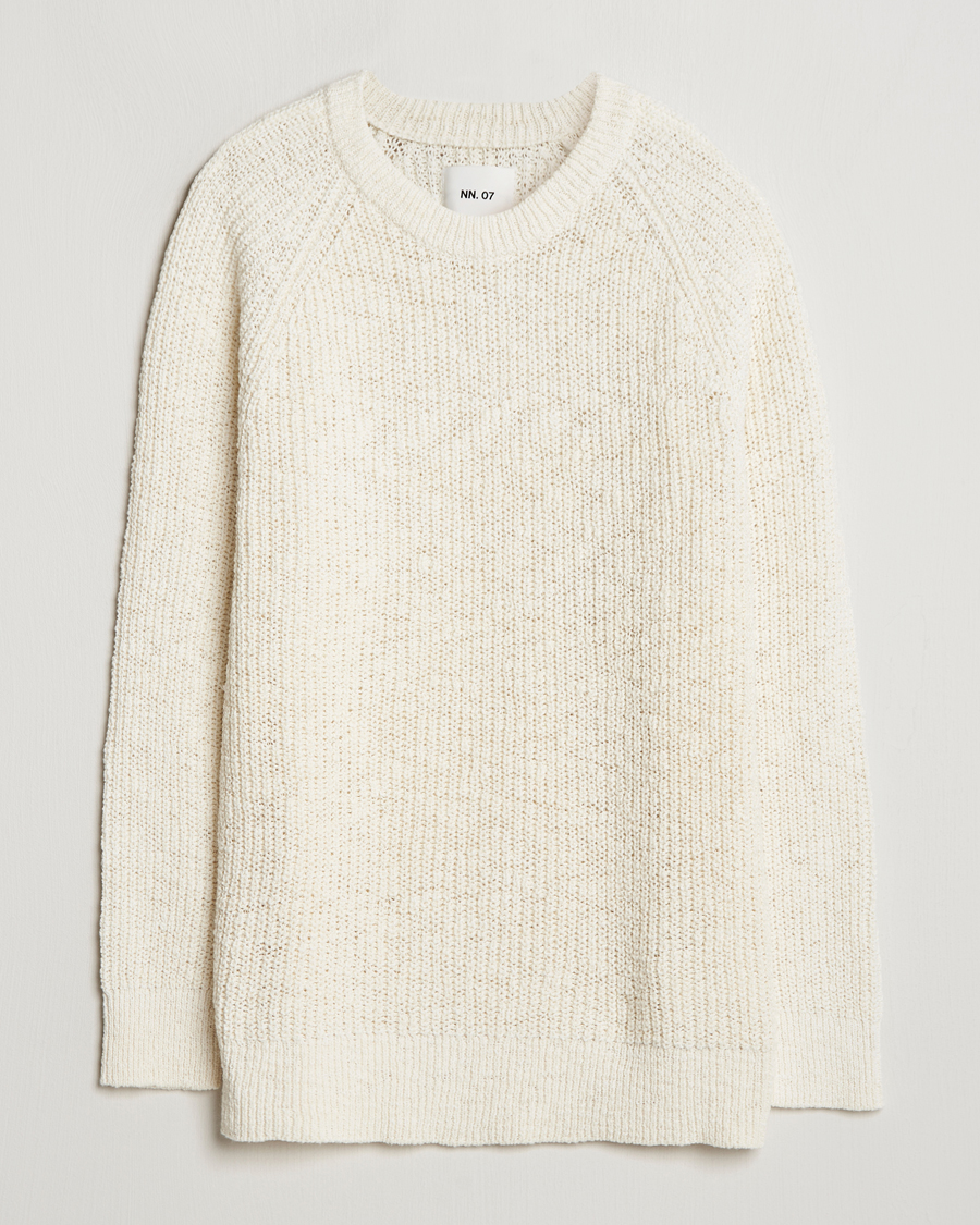 Men | Sweaters & Knitwear | NN07 | Jacobo Heavy Knitted Sweater Cream