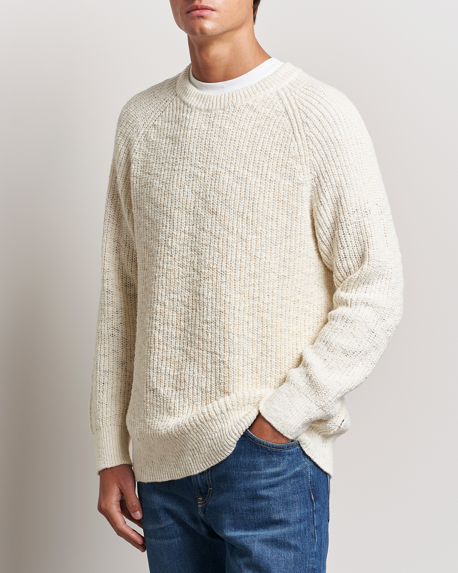 Men | Sweaters & Knitwear | NN07 | Jacobo Heavy Knitted Sweater Cream