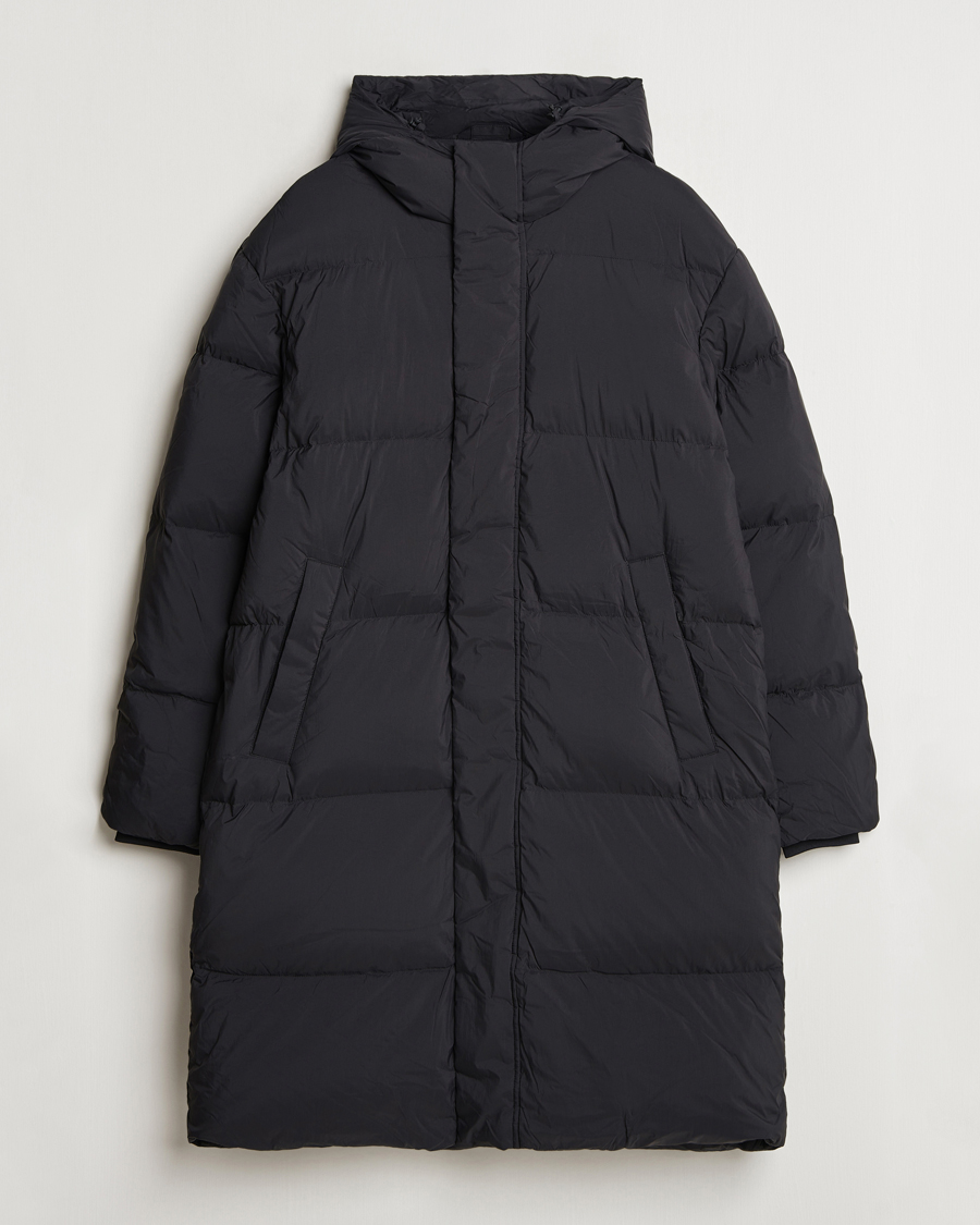 NN07 Pascal Padded Long Puffer Jacket Black at CareOfCarl.com