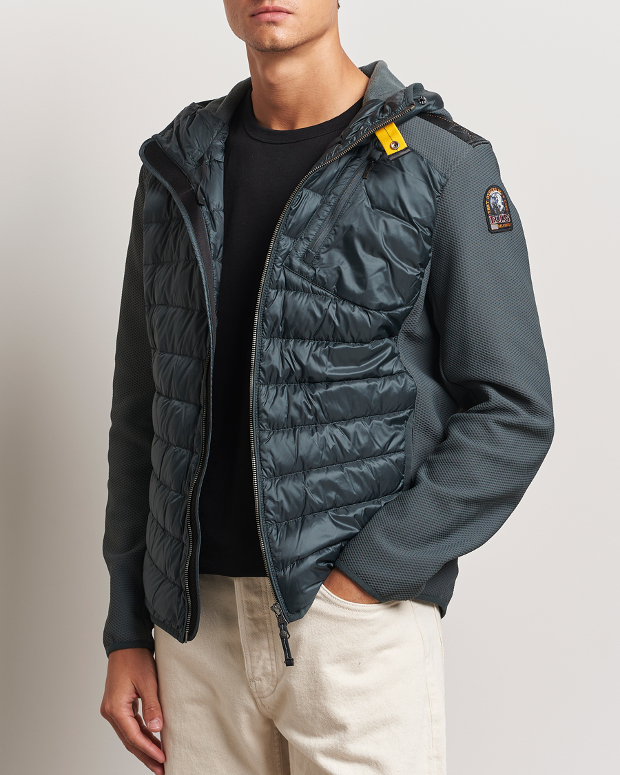 Men | Coats & Jackets | Parajumpers | Nolan Hybrid Hooded Jacket Green Gables