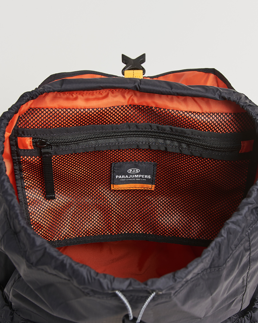 Men | Parajumpers Mitchel Nylon Ripstop Backpack Black | Parajumpers | Mitchel Nylon Ripstop Backpack Black