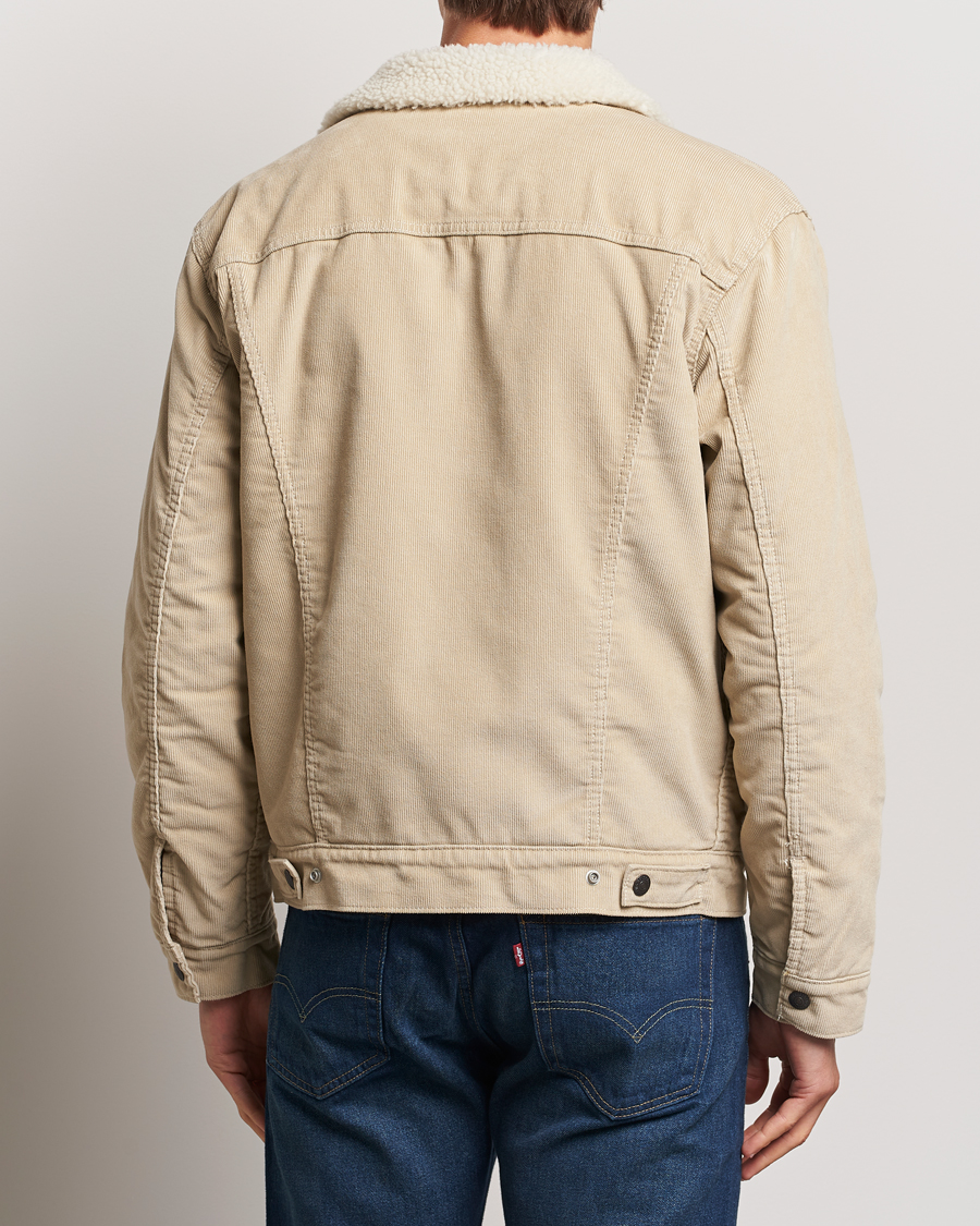 Men | Coats & Jackets | Levi's | Type III Sherpa Trucker Fields Of Rye Cord