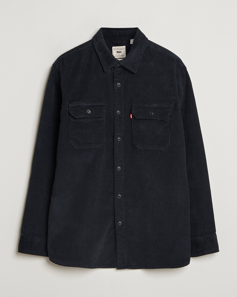 Men | Shirts | Levi's | Jackson Corduroy Worker Shirt Jet Black