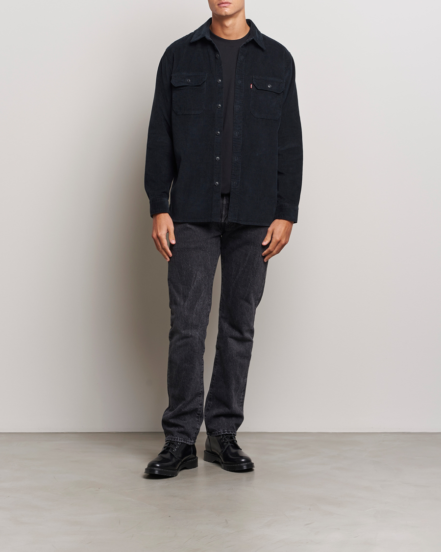 Men | Shirts | Levi's | Jackson Corduroy Worker Shirt Jet Black