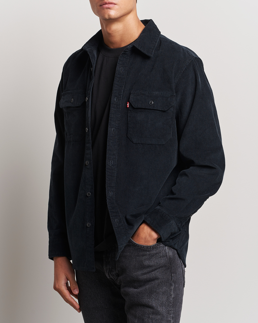 Men | Shirts | Levi's | Jackson Corduroy Worker Shirt Jet Black