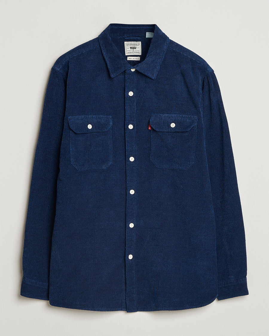 Men | Shirts | Levi's | Jackson Corduroy Worker Shirt Enzo Vintage Indigo