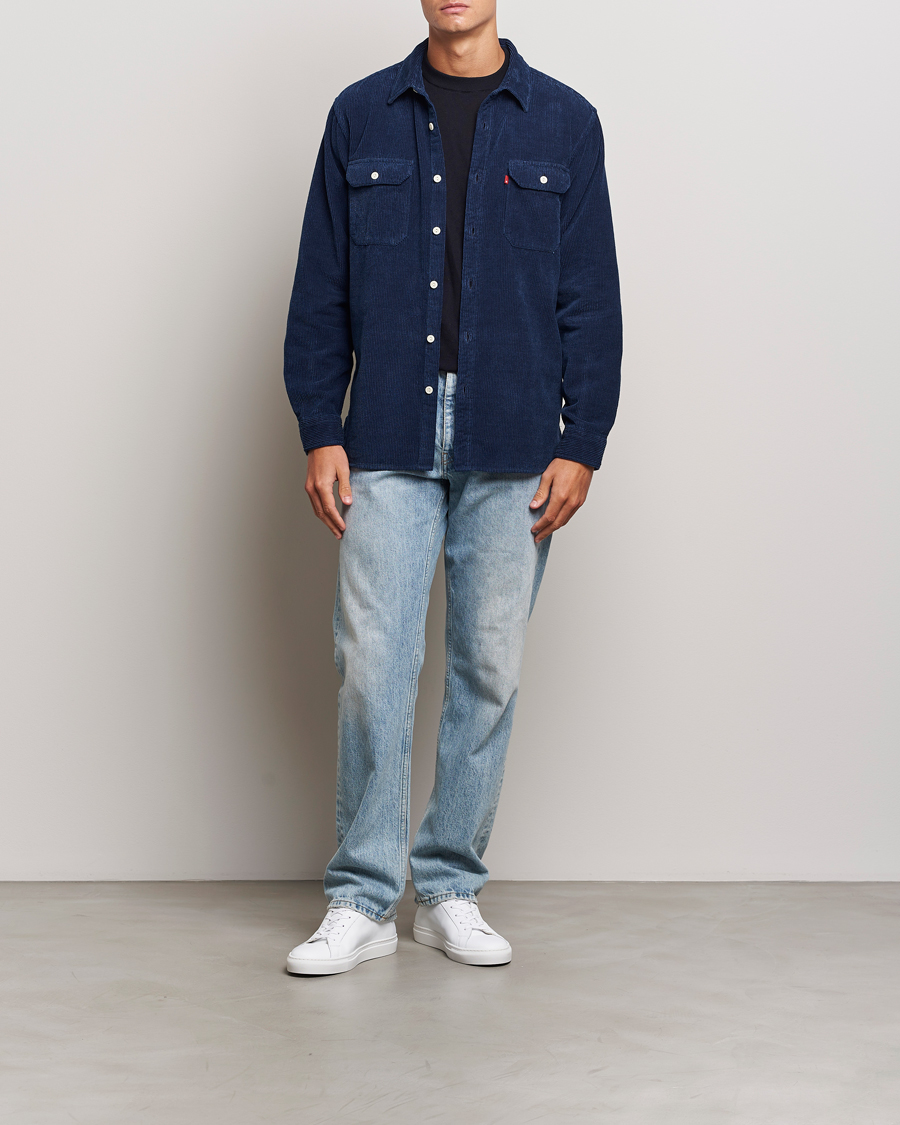Men | Shirts | Levi's | Jackson Corduroy Worker Shirt Enzo Vintage Indigo
