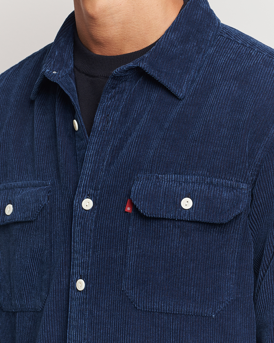 Men | Shirts | Levi's | Jackson Corduroy Worker Shirt Enzo Vintage Indigo