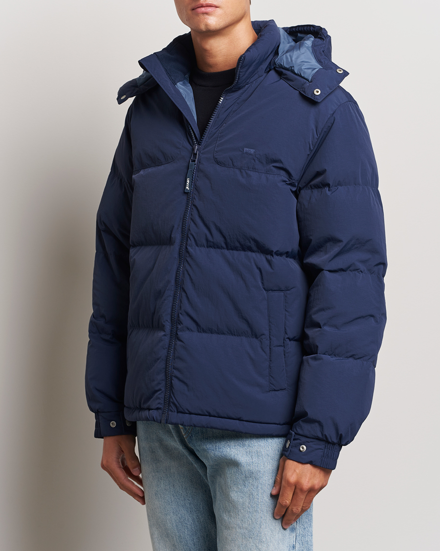 Men | Coats & Jackets | Levi's | Rockridge Short Puffer Jacket Dress Blues