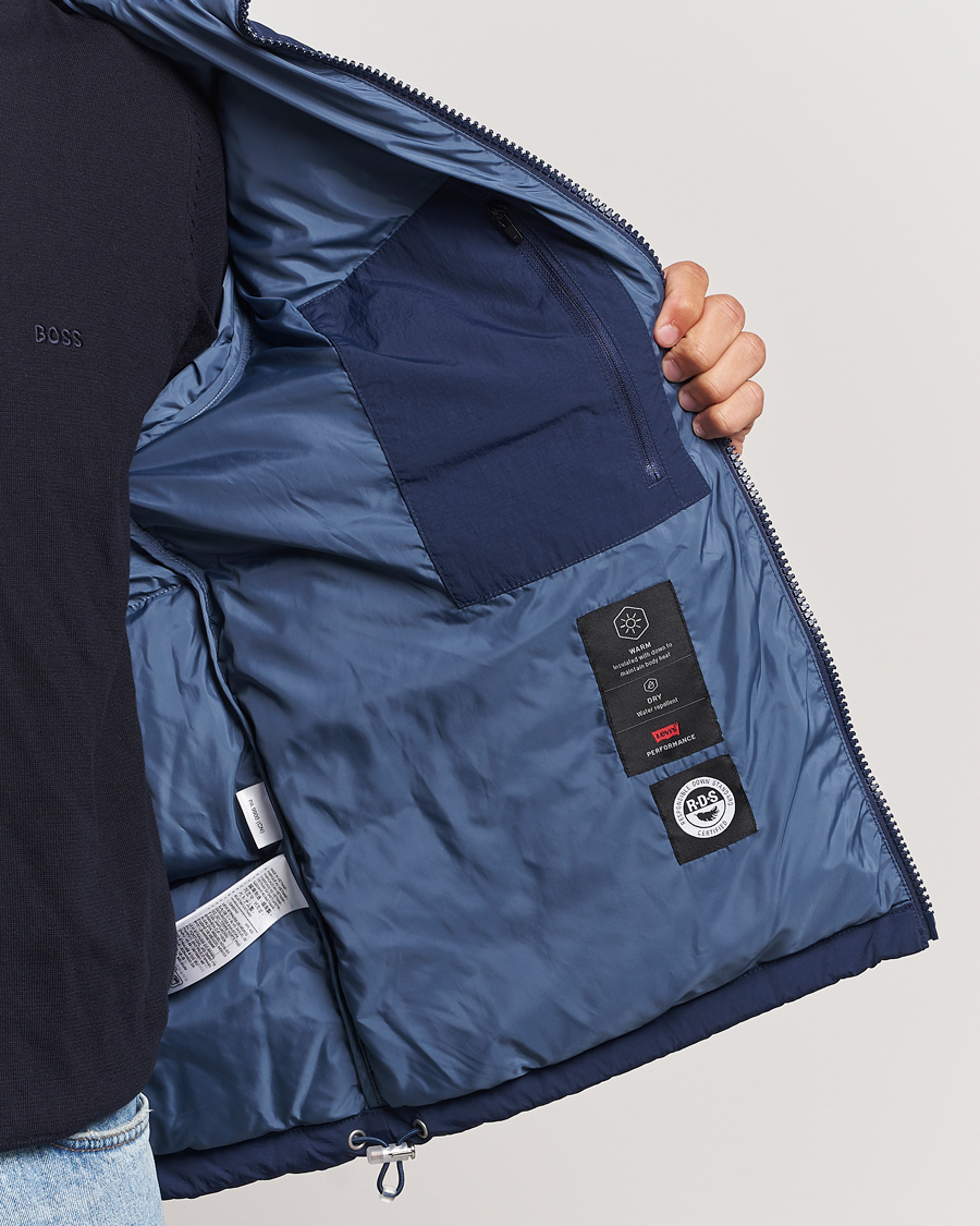 Men | Coats & Jackets | Levi's | Rockridge Short Puffer Jacket Dress Blues