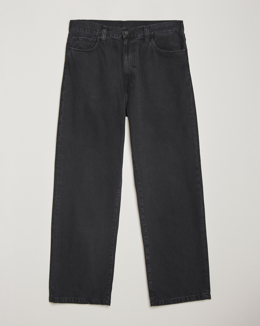 Men | Shirts | Carhartt WIP | Landon Pant Robertson Denim Black Stone Washed