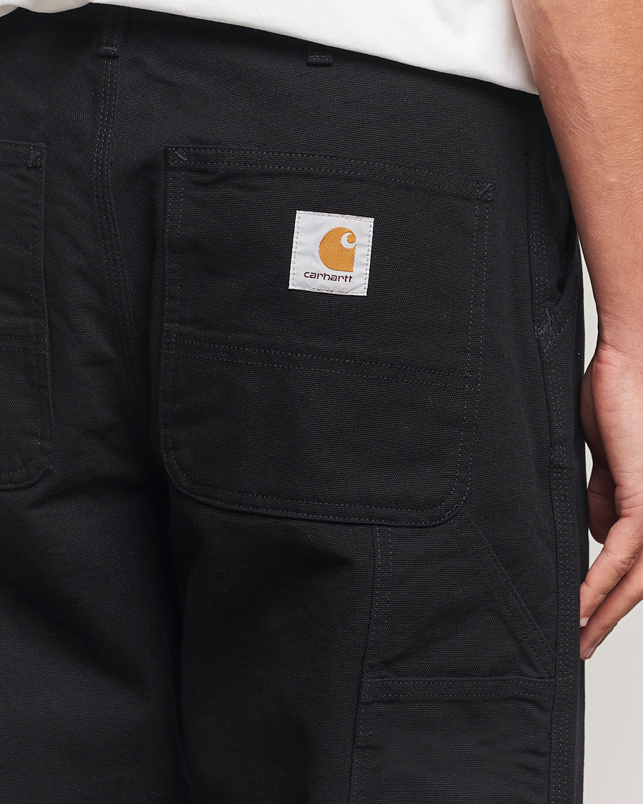 Men | Trousers | Carhartt WIP | Single Knee Pants Dearborn Canvas Black