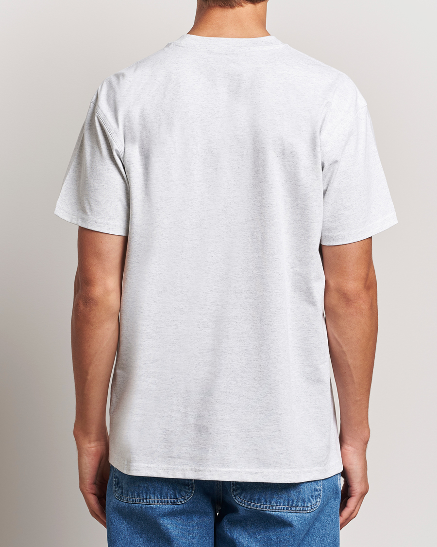 Men | T-Shirts | Carhartt WIP | American Script Short Sleeve T-Shirt Ash Heather