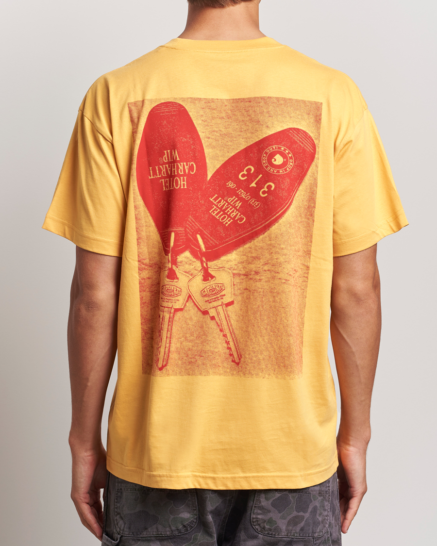 Men | T-Shirts | Carhartt WIP | Hotel Keys Organic Cotton T-Shirt Winter Spice