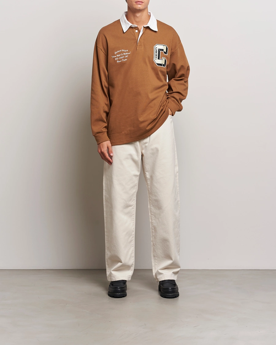 Men | Trousers | Carhartt WIP | Landon Twill Pants Moonbeam