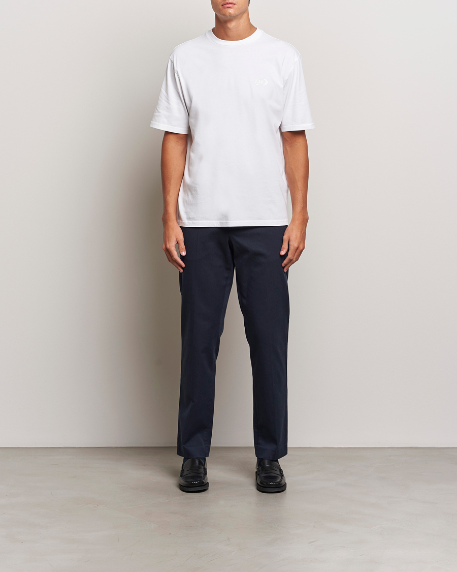 Men | Trousers | J.Lindeberg | Lois Flannel Twill Pants Navy
