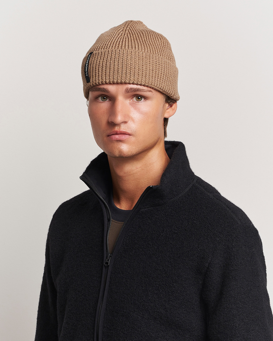 Men | J.Lindeberg Juan Merino Beanie Tiger Brown | J.Lindeberg | Juan Merino Beanie Tiger Brown