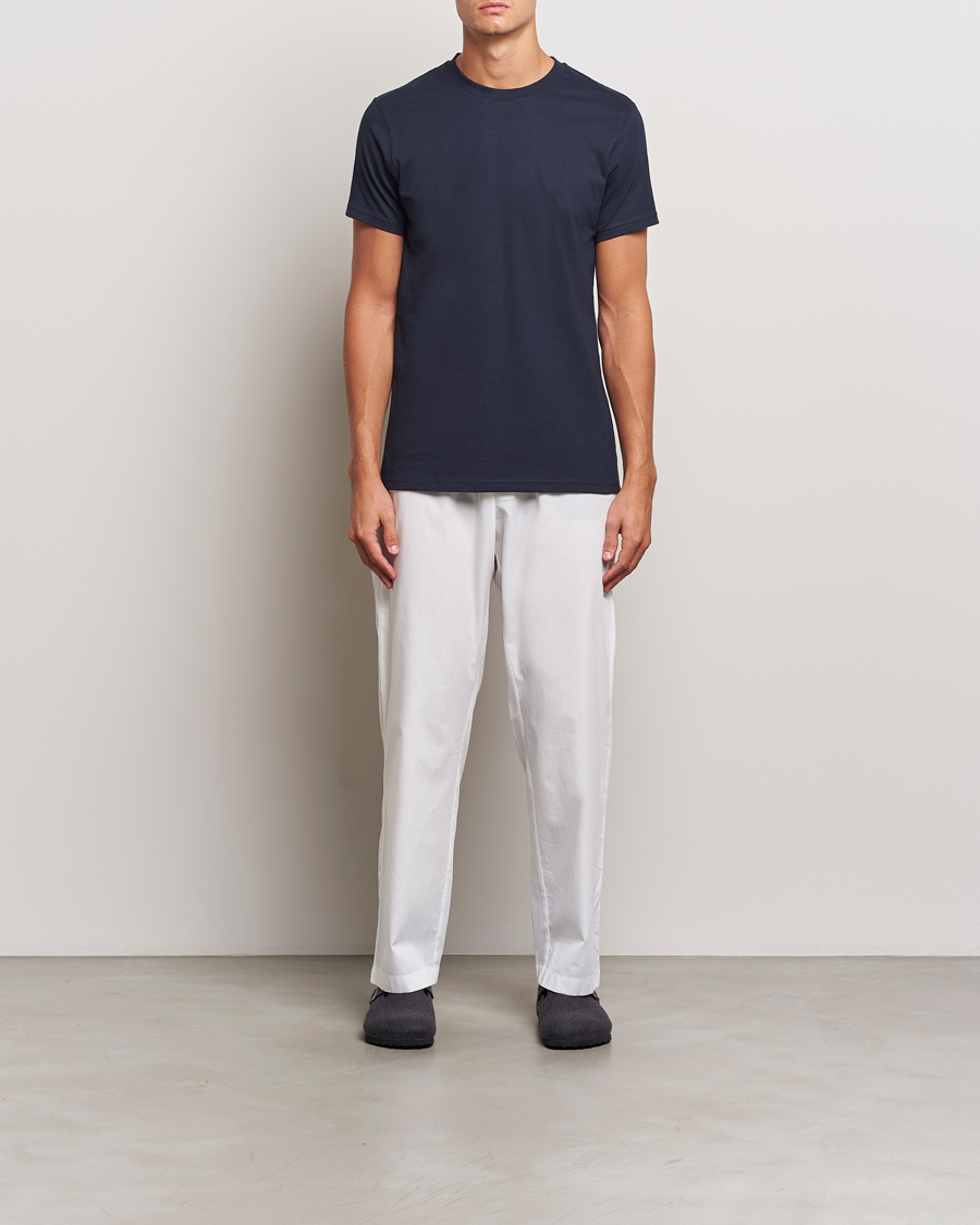 Men | T-Shirts | Bread & Boxers | Crew Neck Regular T-Shirt Dark Navy